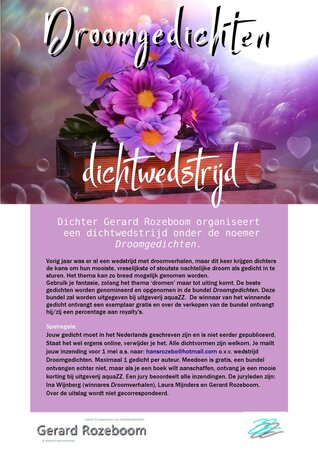 Droomgedichten | diverse auteurs | Gerard Rozeboom | Chantal van Aken
