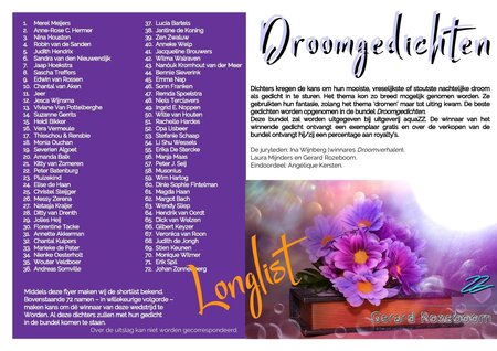 Droomgedichten | diverse auteurs | Gerard Rozeboom | Chantal van Aken