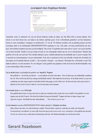 Droomgedichten | diverse auteurs | Gerard Rozeboom | Chantal van Aken