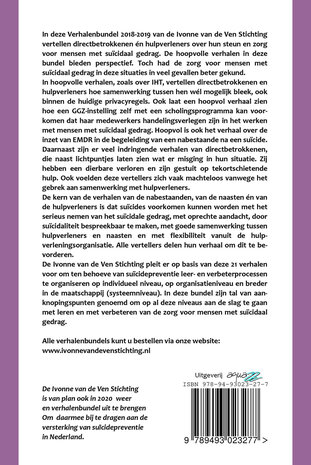 Ivonne van de Ven Stichting | Hoopvolle aanpakken, indringende verhalen | Verhalenbundel 2018-2019 