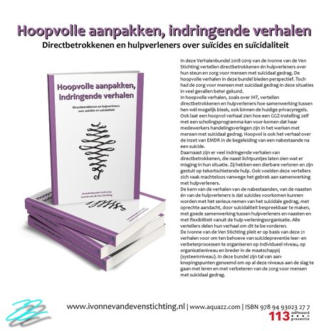 Ivonne van de Ven Stichting | Hoopvolle aanpakken, indringende verhalen | Verhalenbundel 2018-2019 