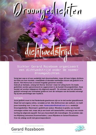 Droomgedichten | diverse auteurs | Gerard Rozeboom | Chantal van Aken