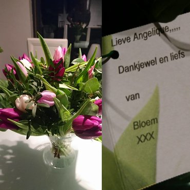 Bedankje van auteur Corina Bloem Bedankje van auteur Corina Bloem