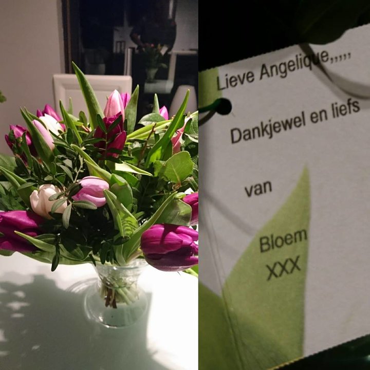 Bedankje van auteur Corina Bloem Bedankje van auteur Corina Bloem